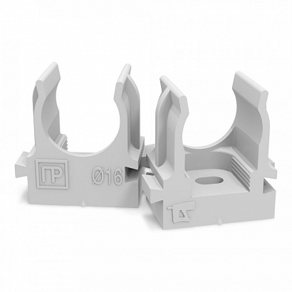 Клипса для монтажного пистолета D=16 серая (100шт) (PR13.0119) Промрукав