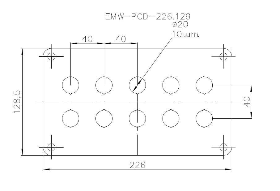 Панель EMW-PCD-226.129 Elbox