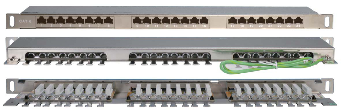 Патч-панель PPHD-19-24-8P8C-C6-SH-110D Hyperline