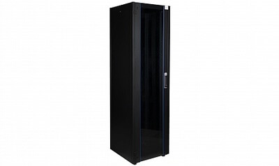 Шкаф DR-700510 напольный,телекоммуникационный 19",42U 600х800,передняя дверь стекло,задняя стенка сплошная,металл,серый Datarex