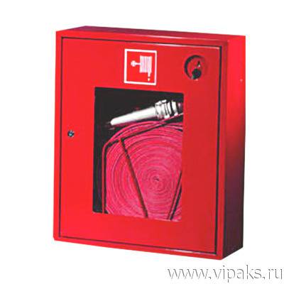 Шкаф пожарный 310 НОК навесной открытый красный Узола