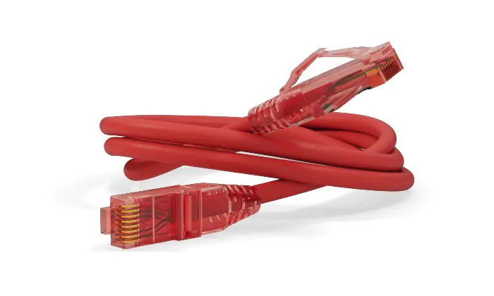 Патч-корд PC-LPM-UTP-RJ45-RJ45-C5e-1M-LSZH-WH UTP, Cat.5e, LSZH, 1 м Hyperline