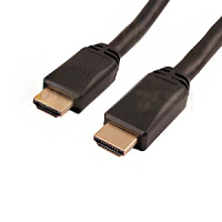 Кабель WH-111 HDMI (m) - HDMI (m) , ver 2.0, 15м, GOLD, черный (wh-111(15m)) LAZSO