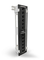 Патч-панель PPW-12-8P8C-C5e настенная, 12 портов RJ-45 (8P8C), категория 5е, с подставкой Hyperline